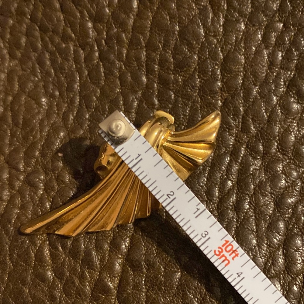 Givenchy Gold Wing Earrings - Picture 9 of 9